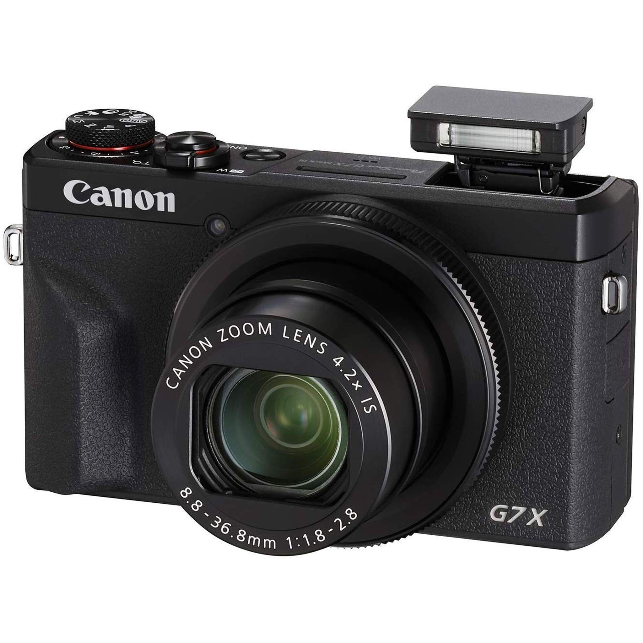 Canon PowerShot Digital Camera G7 X Mark III with Wi-Fi & NFC, LCD Screen and 4K Video - Black - Reconditioned Canon