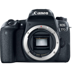 Canon EOS 77D DSLR Camera with 18-135mm is USM Lens & 75-300mm III Lens + Flexible Tripod + UV Protection Filter + Profe