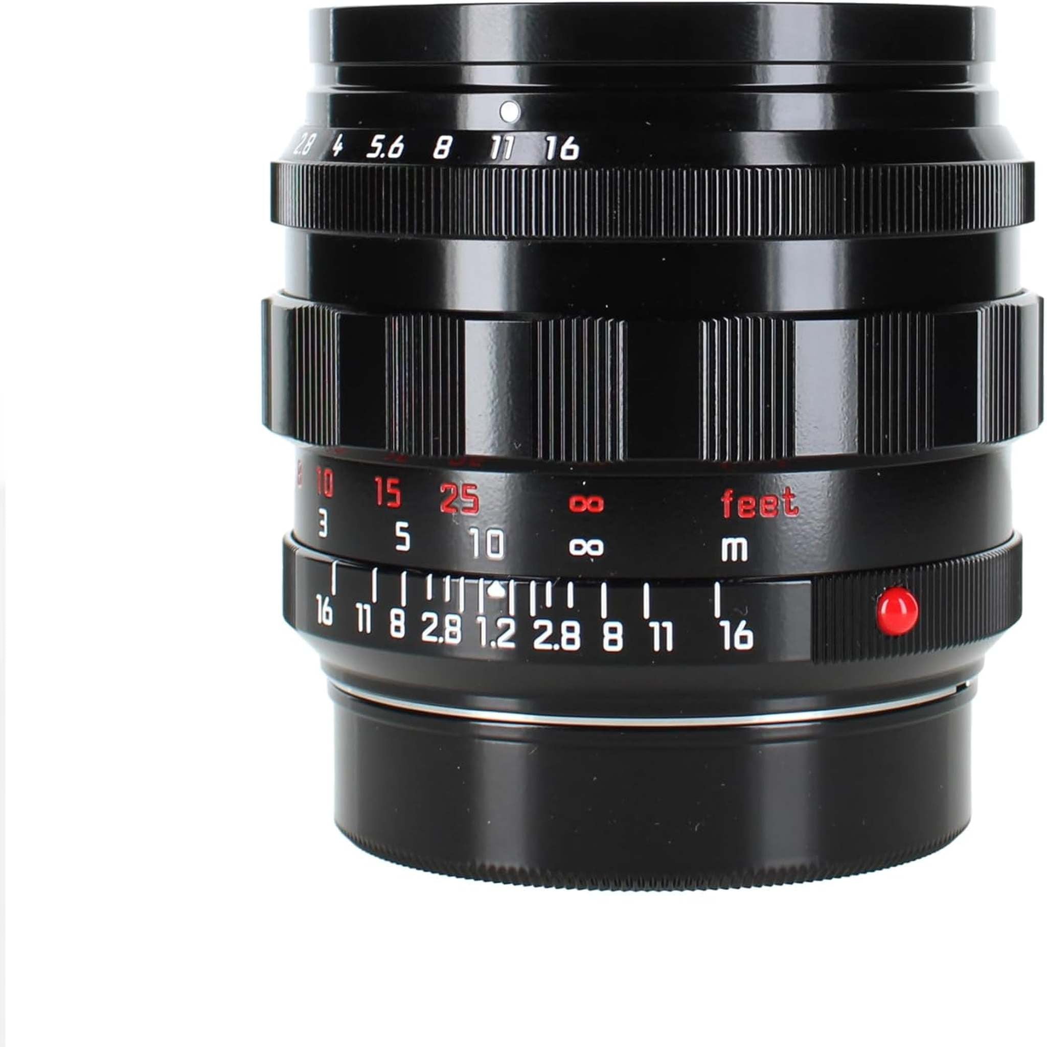 Leica Noctilux-M 50mm f/1.2 ASPH. Lens Glossy Black Leica