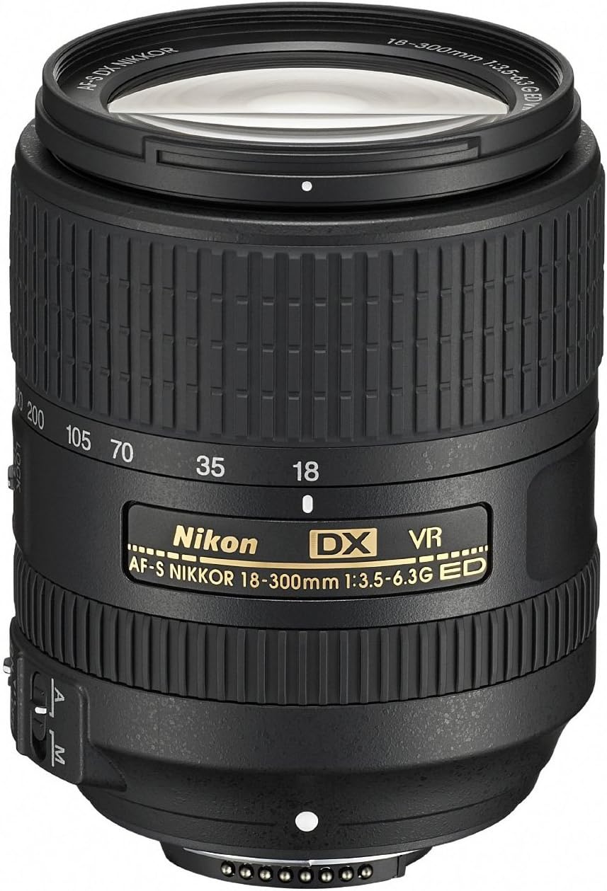 Nikon DX AF-S 18-300mm f/3.5-6.3G ED VR professional SLR Lens International Model