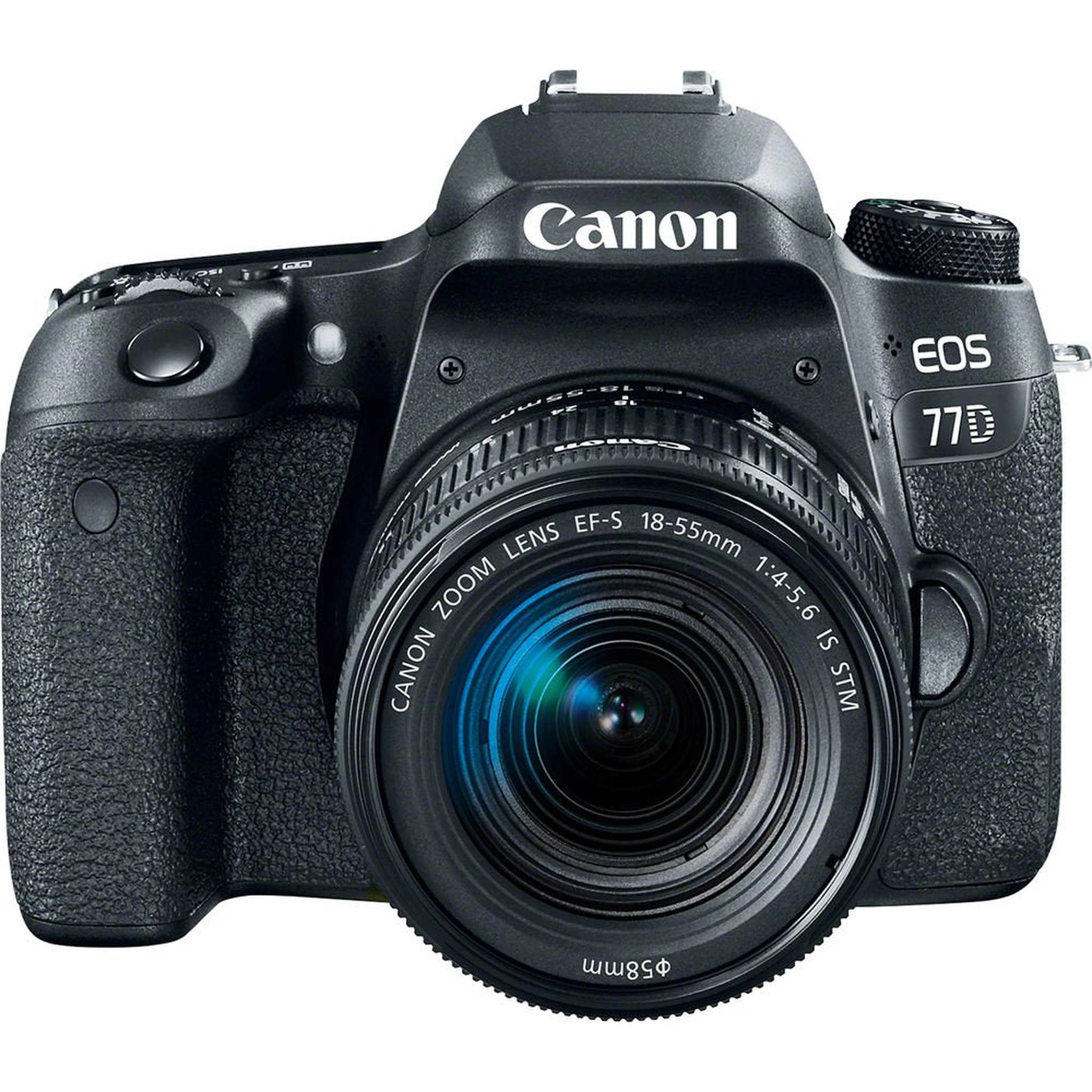 Canon EOS 77D DSLR Camera with 18-55mm is STM Lens & 55-250mm is STM Lens + UV FLD CPL Filter Kit + Wide Angle & Telepho Canon