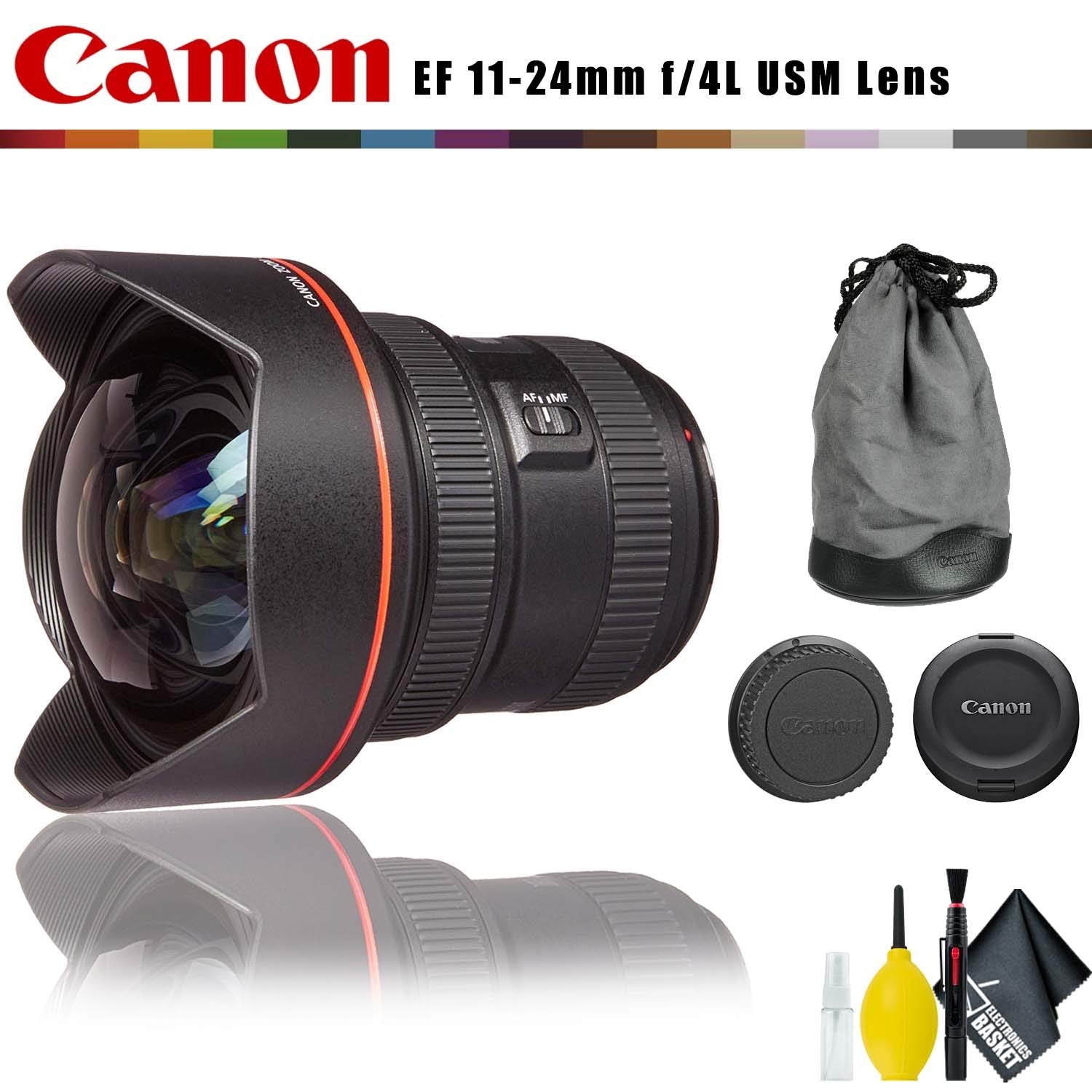 Canon EF 11-24mm f/4L USM Lens Intl Model with Cleaning Kit
