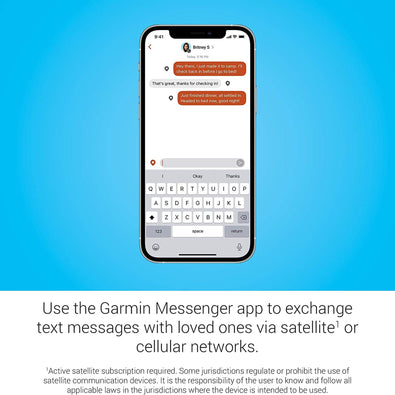 Garmin inReach Messenger Handheld Satellite Communicator