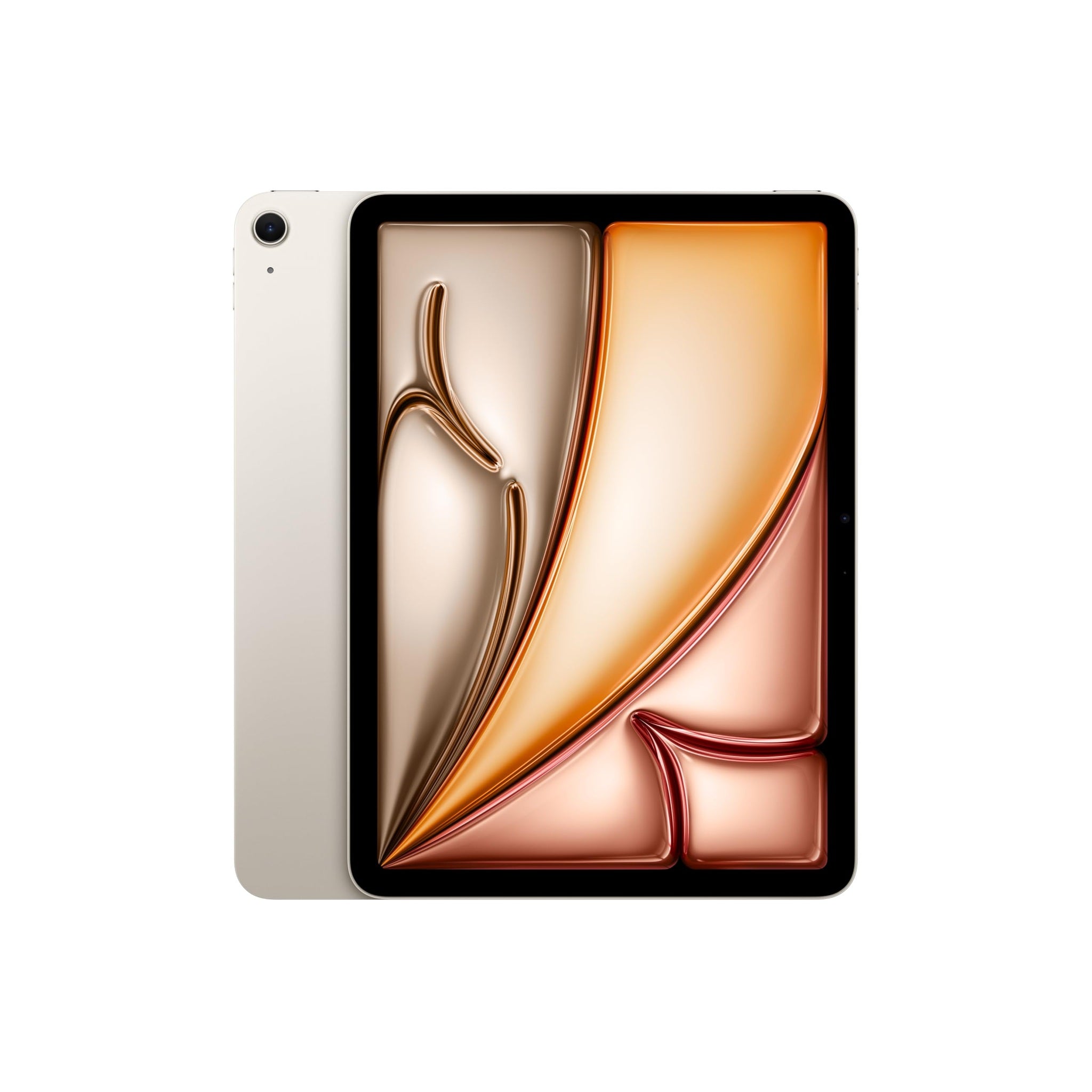 Apple iPad Air 11-inch with M3 chip Built for Apple Intelligence, Liquid Retina Display, 256GB, 12MP Front/Back Camera, Wi-Fi 6E, Touch ID, All-Day Battery Life - Starlight Apple