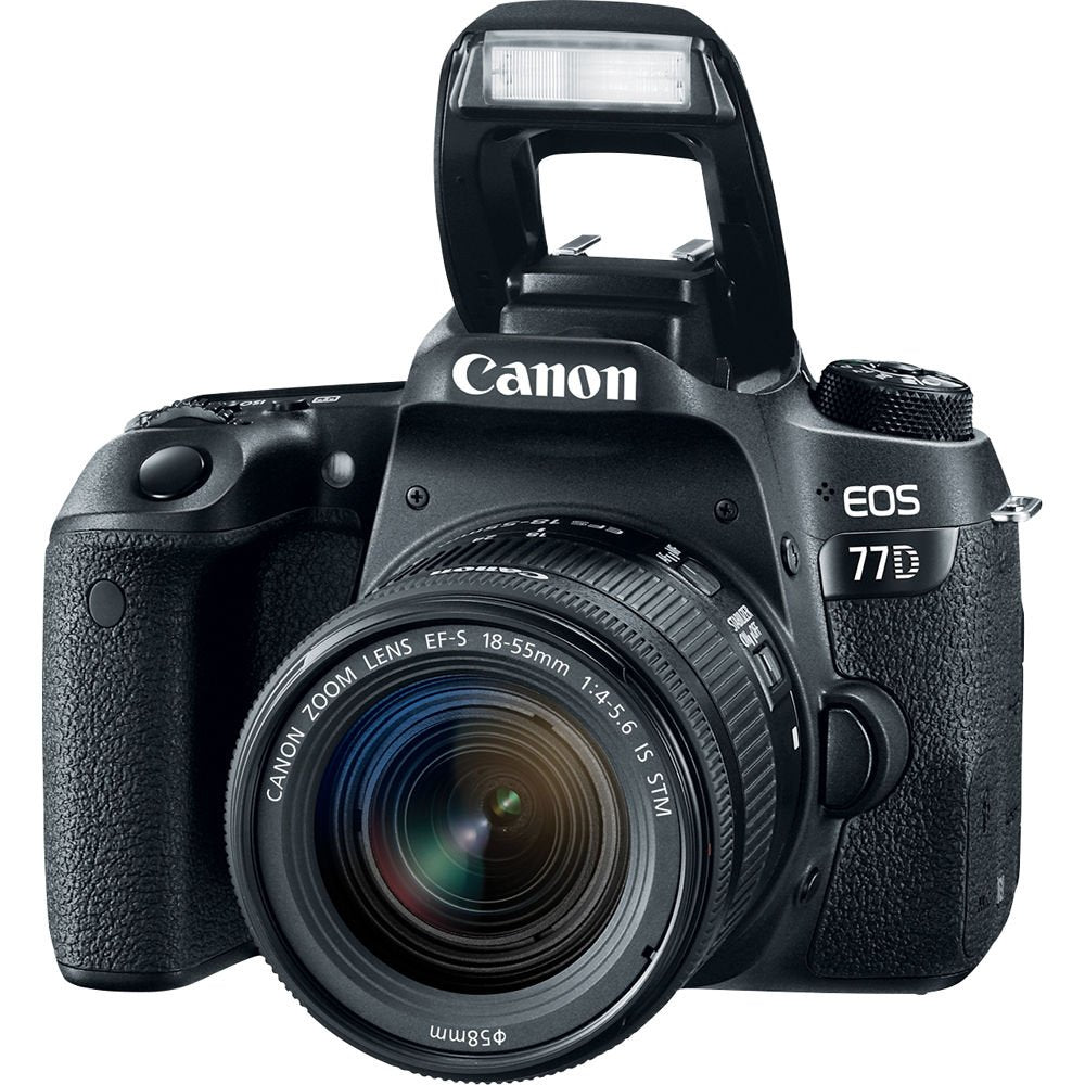 Canon EOS 77D Digital SLR Camera with 18-55mm Lens Kit International Model