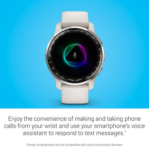 Garmin D2™ Air X10, Touchscreen Aviator Smartwatch with GPS, Aviation Weather, Call and Text, Health and Wellness Features and More, Ivory Garmin