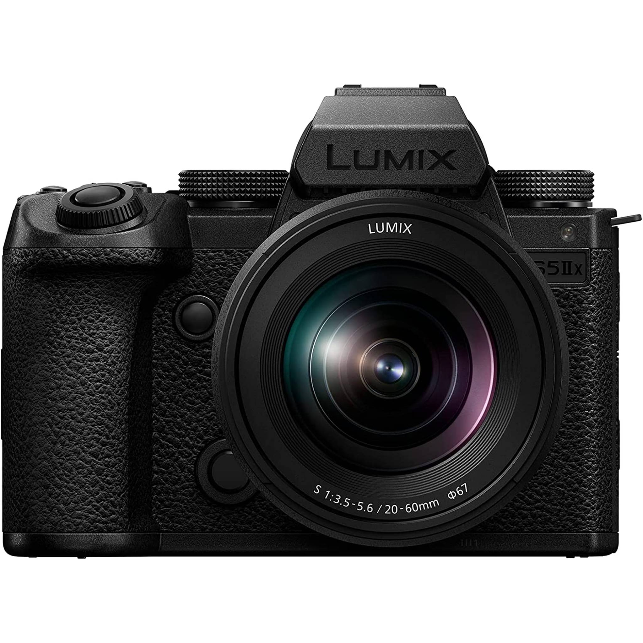 Panasonic LUMIX S5IIX Mirrorless Camera, 24.2MP Full Frame with Phase Hybrid AF, Unlimited 4:2:2 10-bit Recording, 5.8K Pro-Res, RAW Over HDMI, IP Streaming with 20-60mm F3.5-5.6 Lens - DC-S5M2XKK - Reconditioned Panasonic