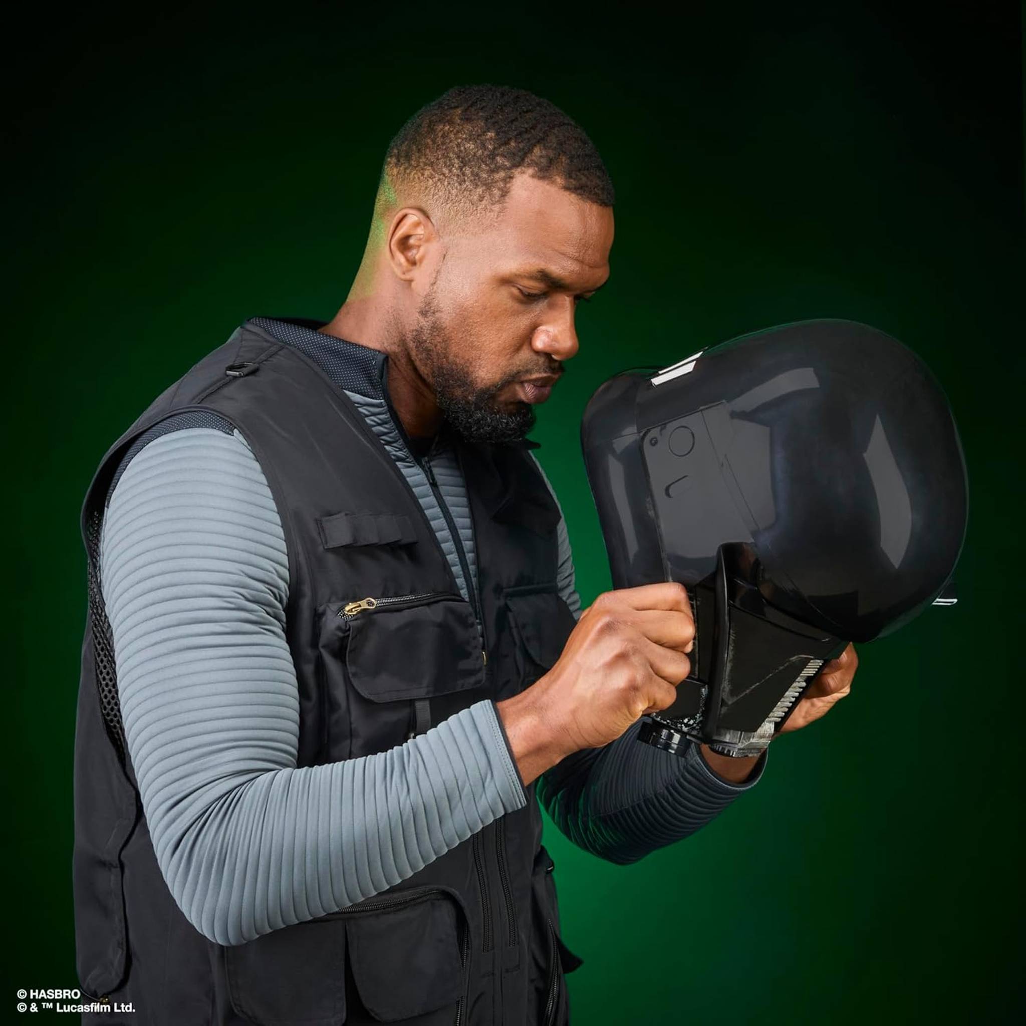 STAR WARS The Black Series Imperial Death Trooper Premium Electronic Helmet, Rogue One: A Story Roleplay Item for Ages 14 and Up