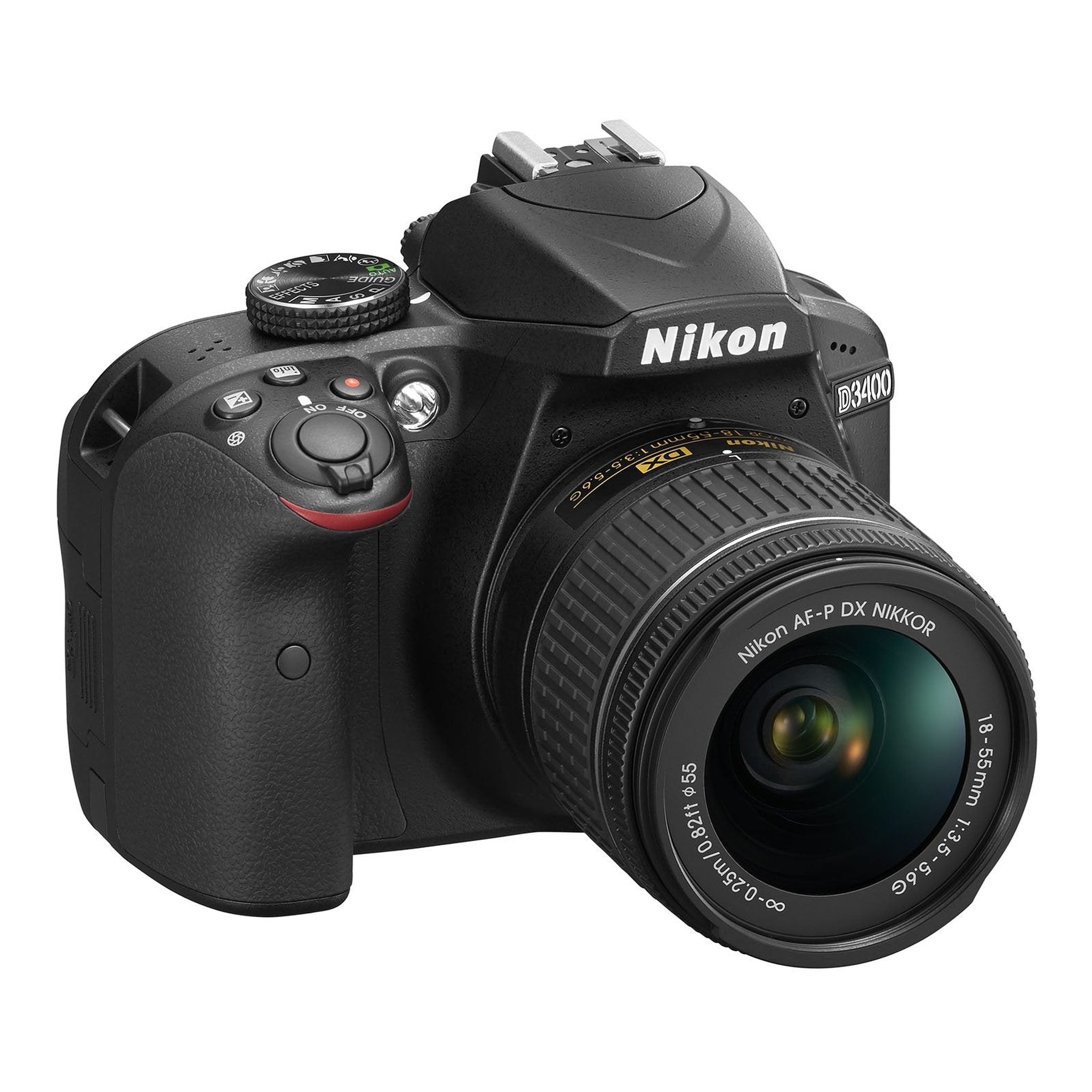 Nikon D3400 w/ AF-P DX NIKKOR 18-55mm f/3.5-5.6G VR Black - Used Nikon