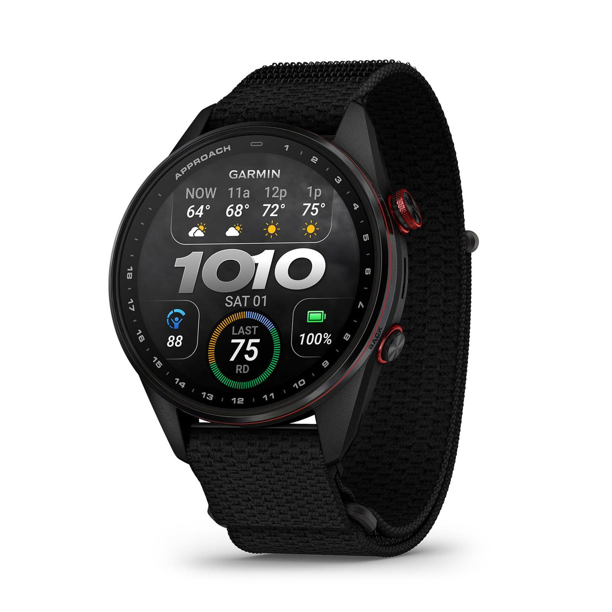 Garmin Approach® S72, Advanced Golf Smartwatch, 47mm, Black