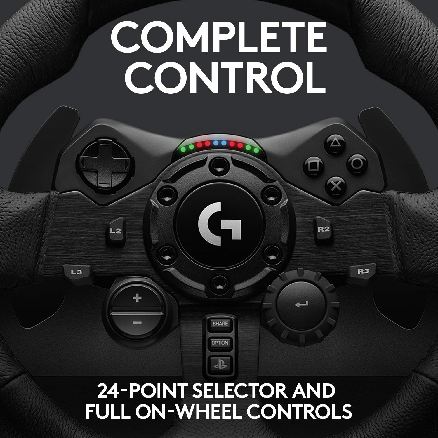 Logitech G923 Racing Wheel and Pedals For PC, PS4, PS5 with Accessories