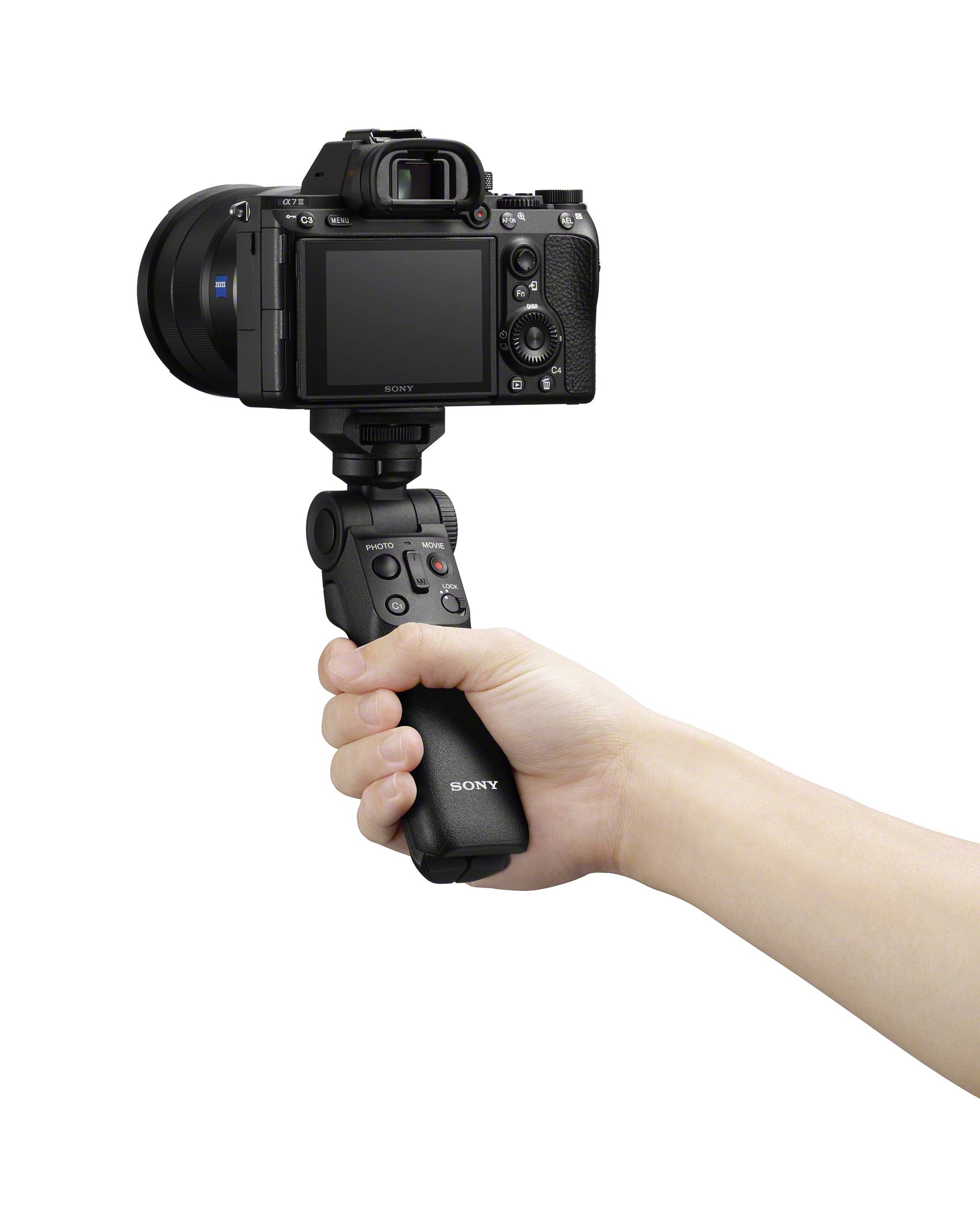 Sony Wireless Bluetooth Shooting Grip and Tripod for still and video, ideal for vlogging GP-VPT2BT