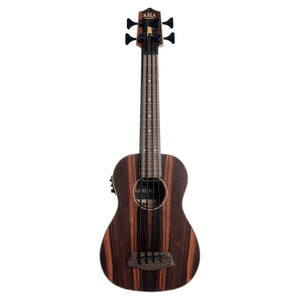 Kala UBASS-EBY-FS Striped Ebony Acoustic-Electric U-Bass Kala