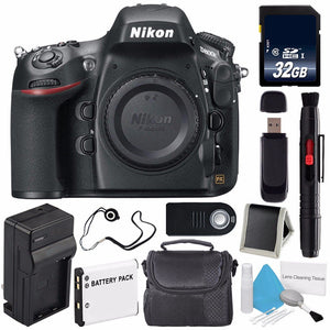 Nikon D800E Digital Camera Body Only International Model + Carrying Case + Lens Pen Cleaner + Lens Cap Keeper + 32GB Memory Card