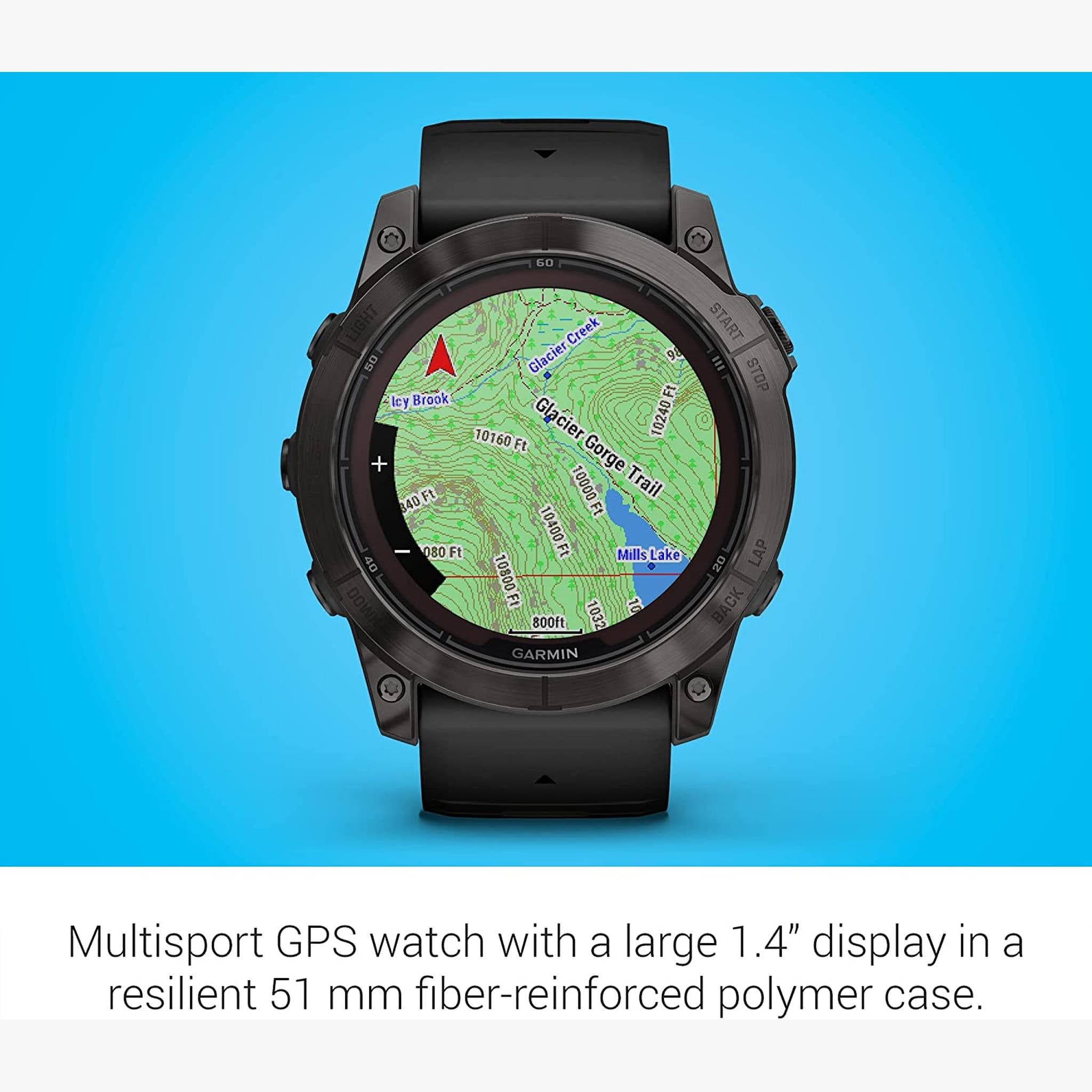 Garmin fenix 7 Pro Solar Sapphire Carbon Gray Titanium Black with Accessories Garmin