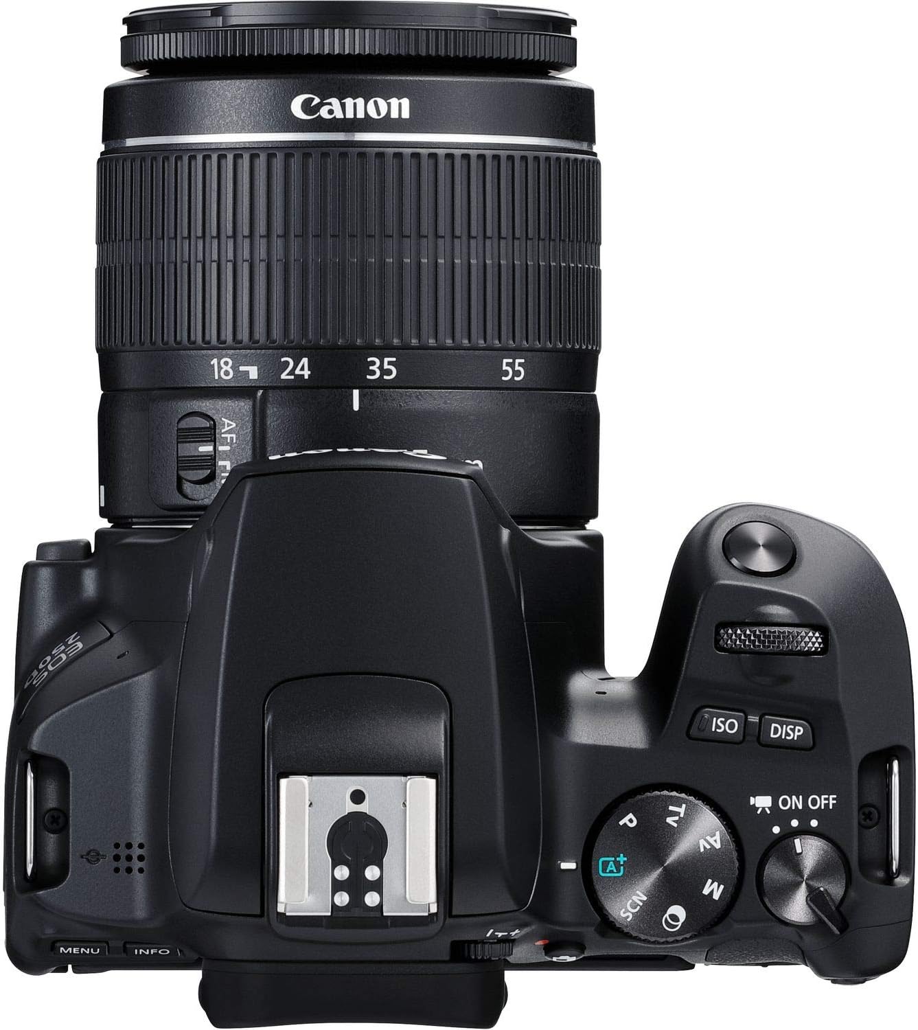 Canon EOS 250D / Rebel SL3 DSLR Camera with 18-55mm Lens (Black) + Creative Filter Set, EOS Camera Bag + 6AVE Electronics