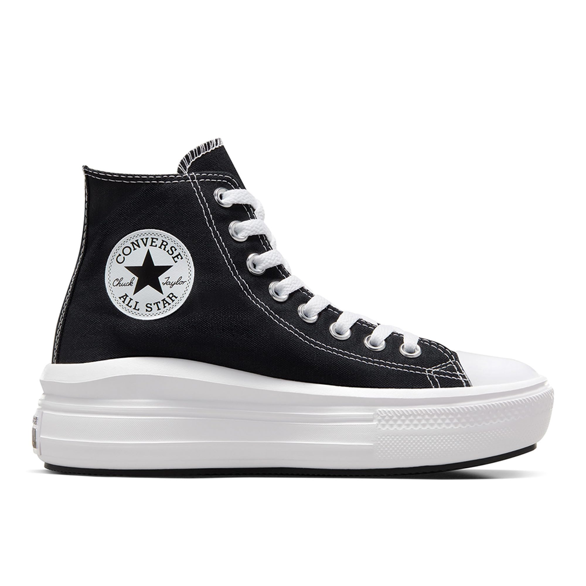Converse Women's Sneaker, Black Natural Ivory White, 6