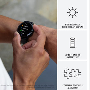 Garmin vívoactive 5, Health and Fitness GPS Smartwatch, AMOLED Display, Up to 11 Days of Battery, Black