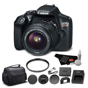 Canon EOS Rebel T6 DSLR Camera Kit with EF-S 18-55mm f/3.5-5.6 is II Lens with UV Filter + Carrying Case - Used Canon