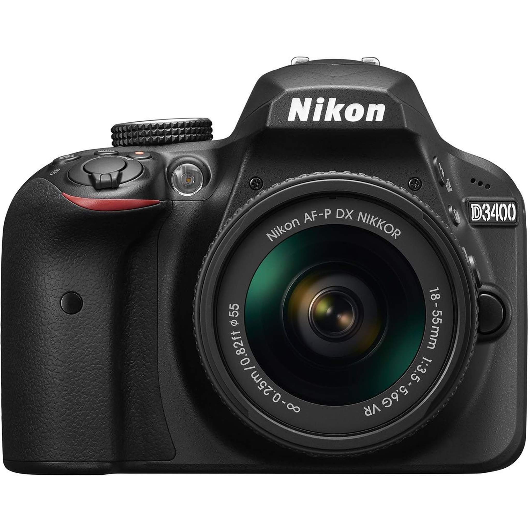 Nikon D3400 w/ AF-P DX NIKKOR 18-55mm f/3.5-5.6G VR Black - Used Nikon