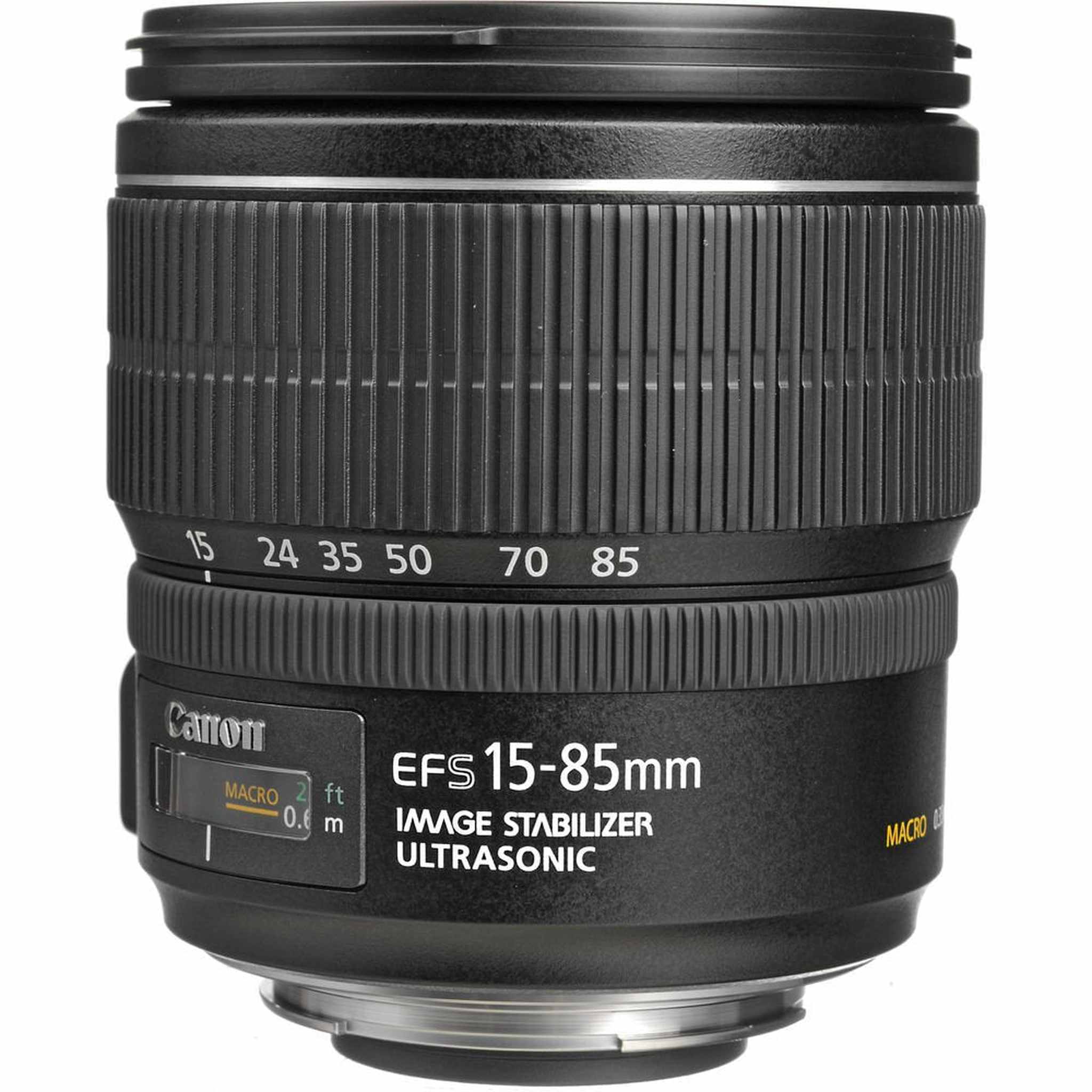 Canon EF-S 15-85mm f/3.5-5.6 is USM Lens for Canon EF-S Mount + Accessories International Model with 2 Year Warranty
