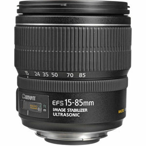Canon EF-S 15-85mm f/3.5-5.6 is USM Lens for Canon EF-S Mount + Accessories International Model with 2 Year Warranty
