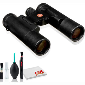 Leica 10x25 Ultravid BR Binocular Black Rubber - Standard Bundle