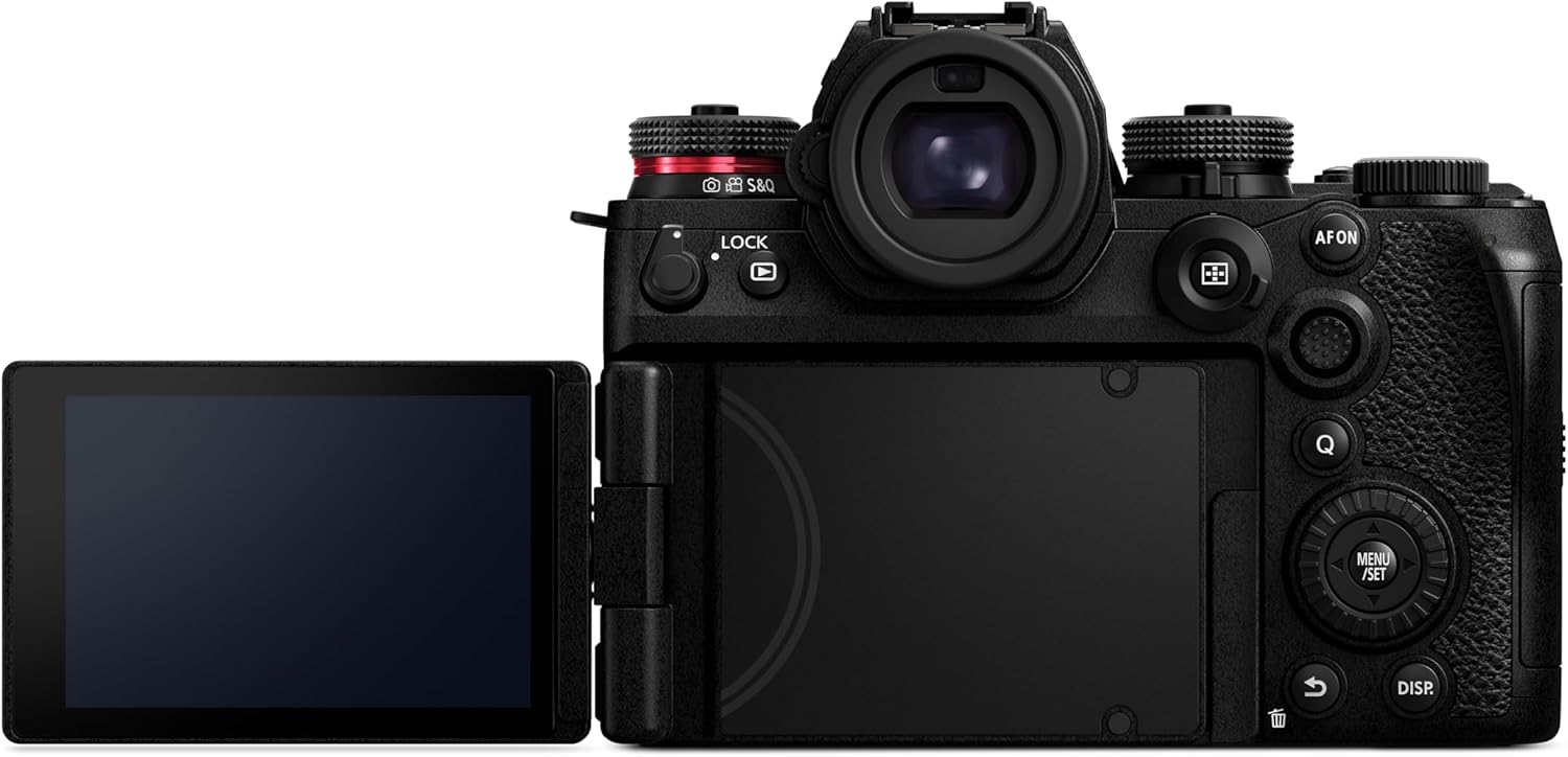 Panasonic LUMIX S1RII Full Frame Mirrorless Digital Camera, Hybrid Model Featuring a 44.3MP Full-Frame Sensor and LUMIX's First-Ever 8K Video Recording - DC-S1RM2