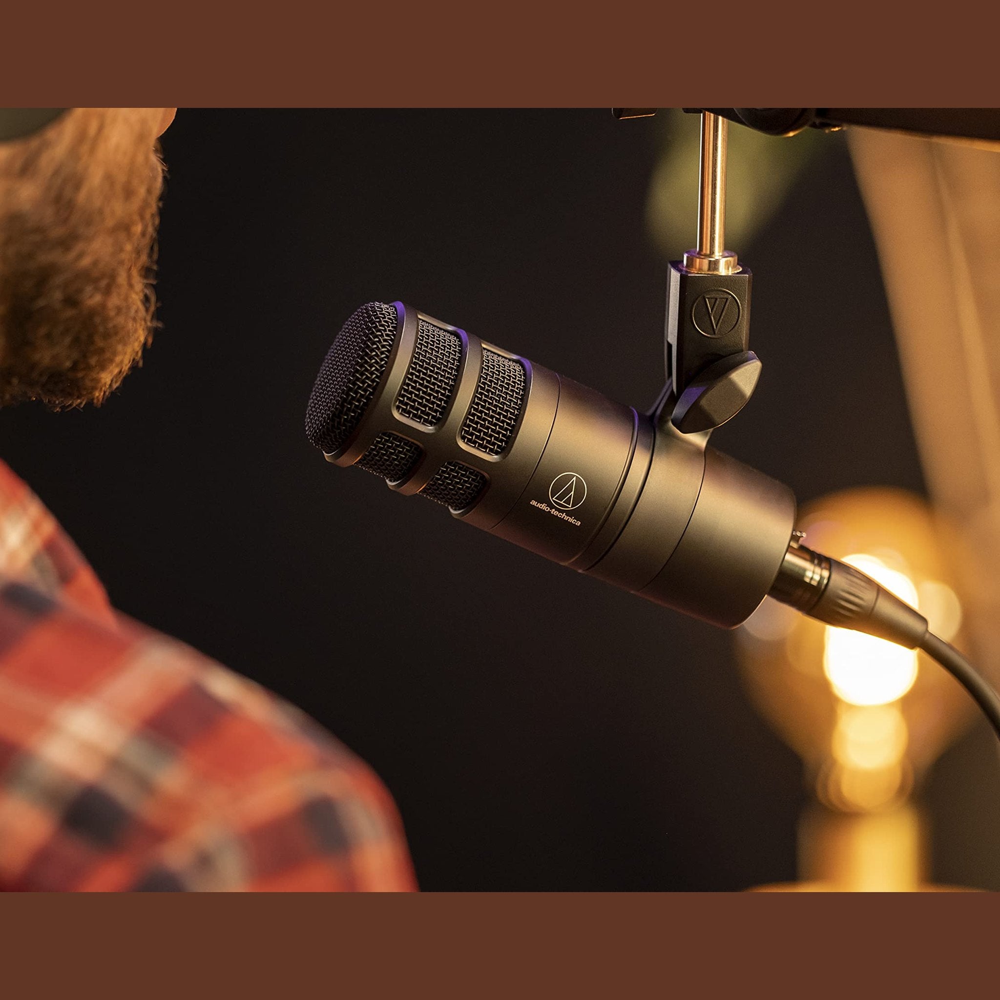Audio-Technica AT2040 Hypercardioid Dynamic Podcast Microphone at 2040 Black
