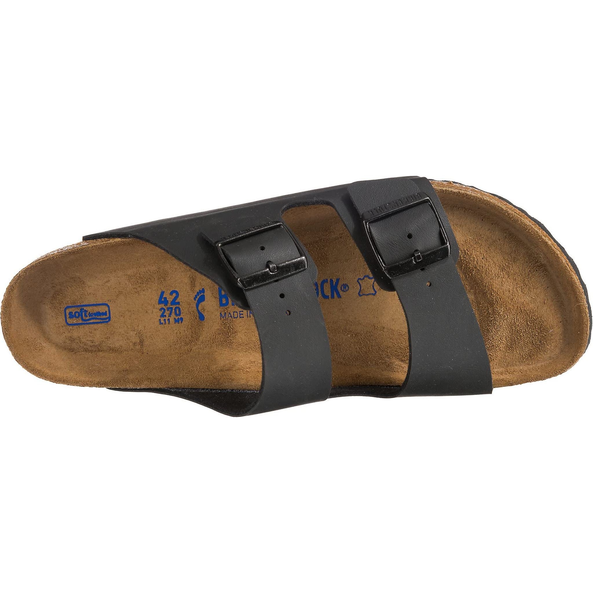 BIRKENSTOCK Women's BIRK-551253 Arizona Sandals, Black, 37
