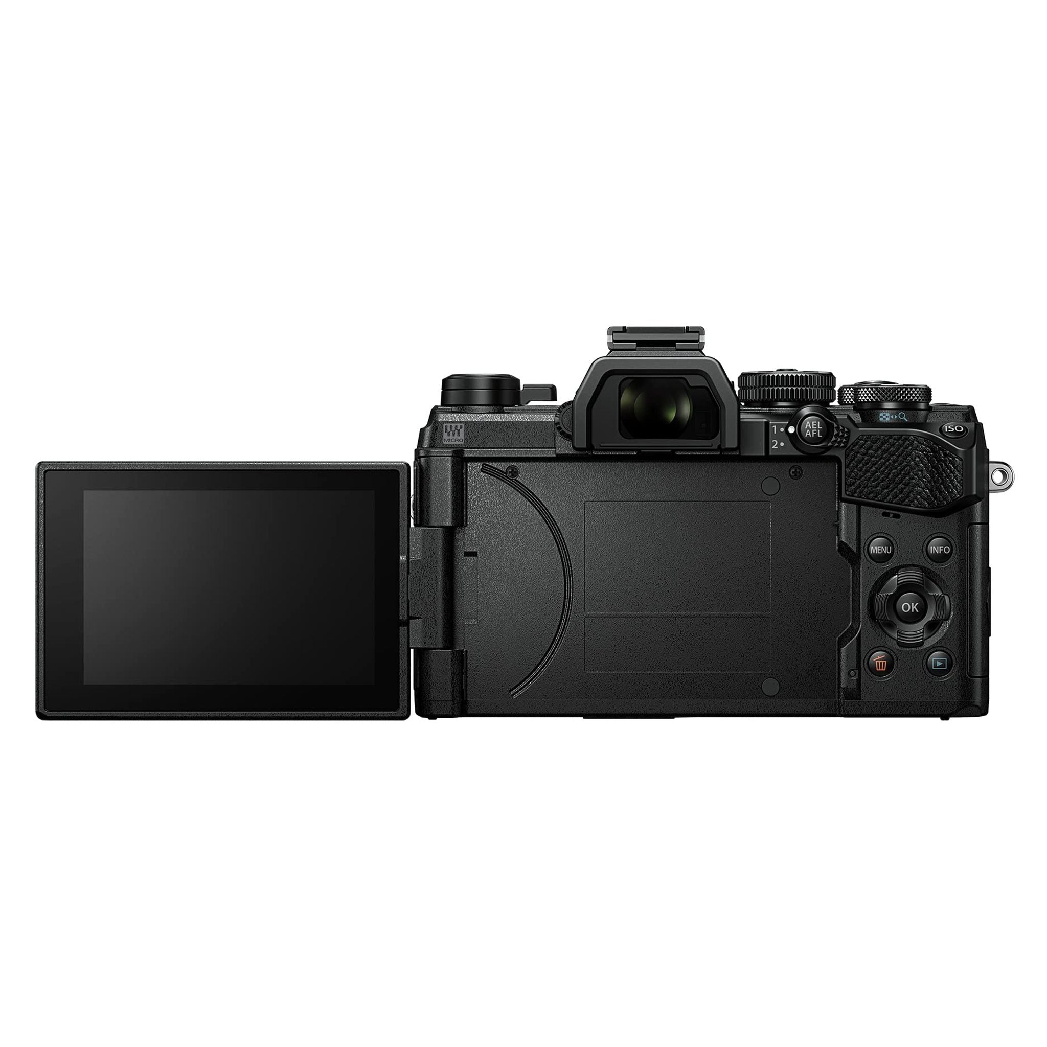 OM System OM-5 Black Micro Four Thirds System Camera Outdoor Camera Weather Sealed Design 5-Axis Image Stabilization 50MP Handheld High Res Shot Olympus