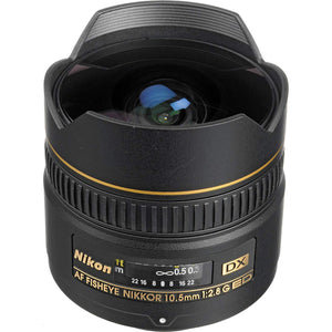 Nikon AF DX Fisheye-NIKKOR 10.5mm f/2.8G ED Lens Renewed - Reconditioned Nikon