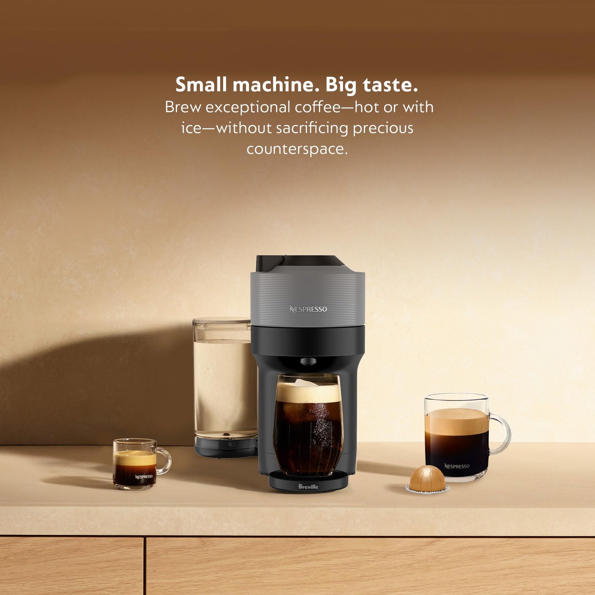 Nespresso Vertuo POP+ by Breville, Dark Grey