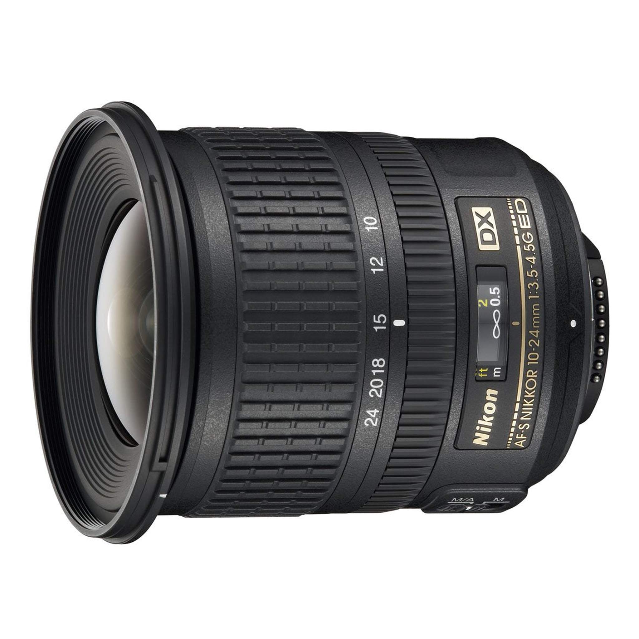 Nikon AF-S DX NIKKOR 10-24mm f/3.5-4.5G ED Zoom Lens with Auto Focus for Nikon DSLR Cameras - Used Nikon