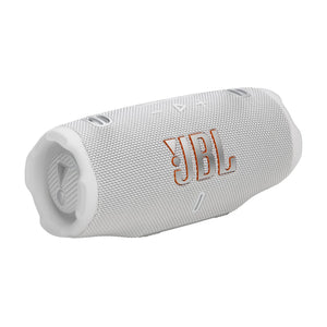 JBL Charge 6 - Portable Waterproof & Drop-Proof Bluetooth Speaker White