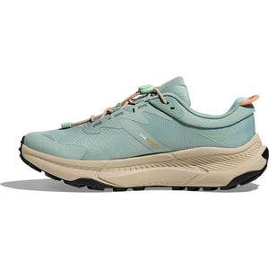 Hoka Women's Transport Sneaker, Jade/Oyster Mushroom, 6.5