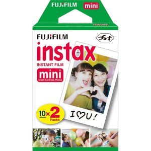 Essentials Bundle for Fujifilm Instax Mini Film Camera with 30 Films + More