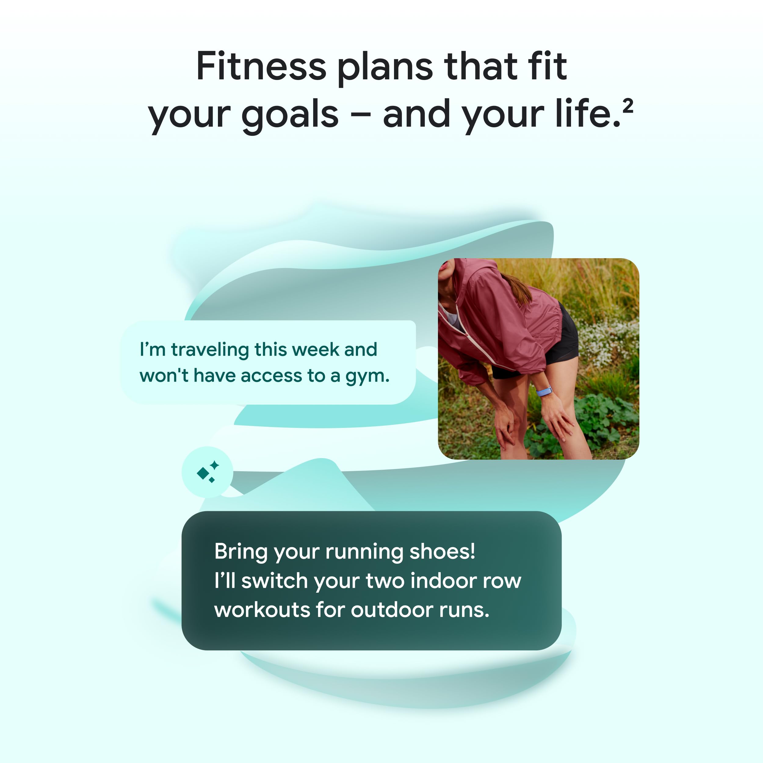 Google Fitbit Air Performance Loop Band - One Size - Berry