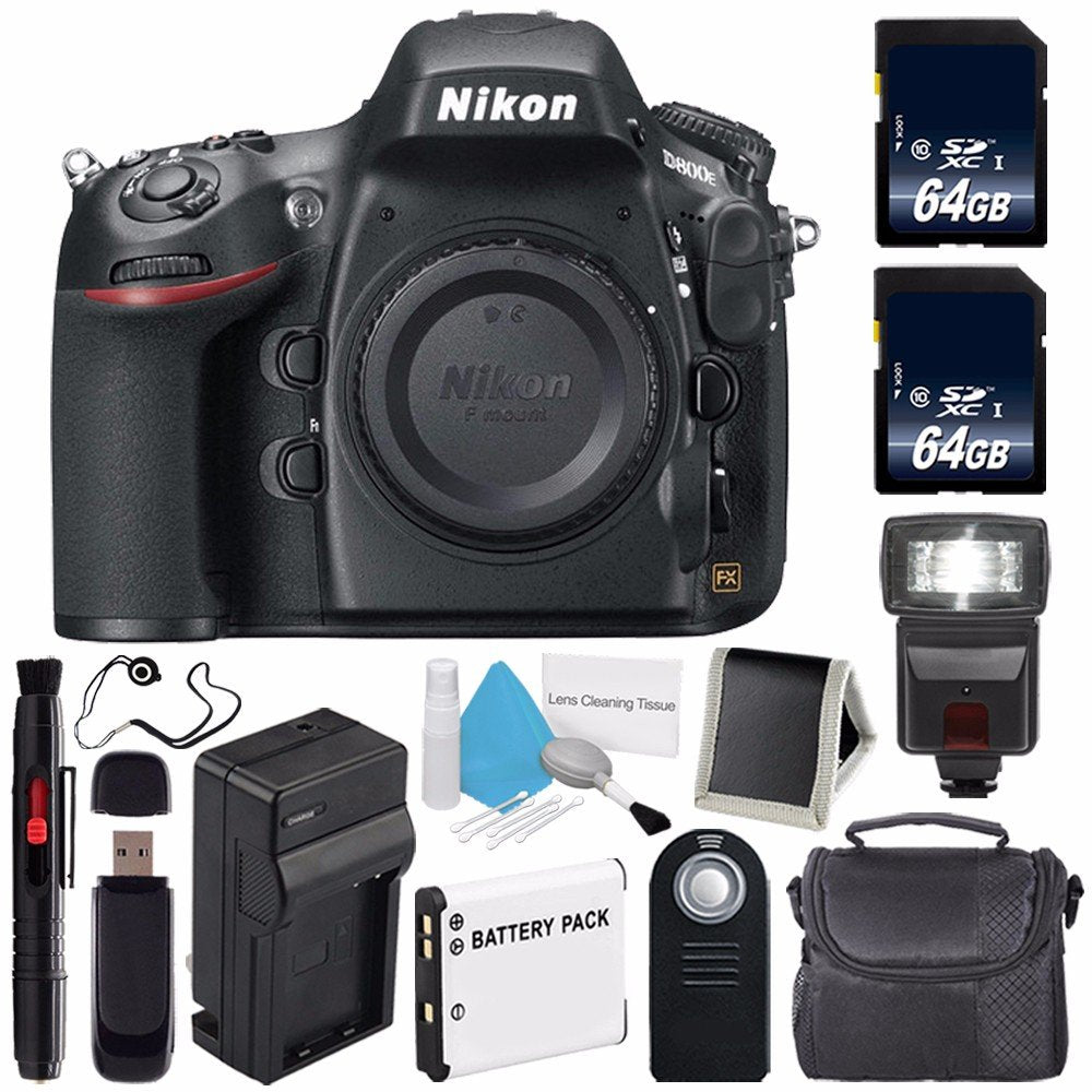 Nikon D800E Digital Camera Body Only International Model + 64GB Memory Card