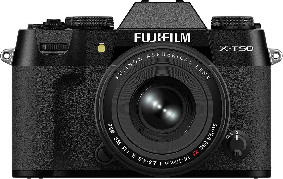 Fujifilm X-T50 Mirrorless Digital Camera XF16-50mmF2.8-4.8 R LM WR Lens Kit - Black - Reconditioned