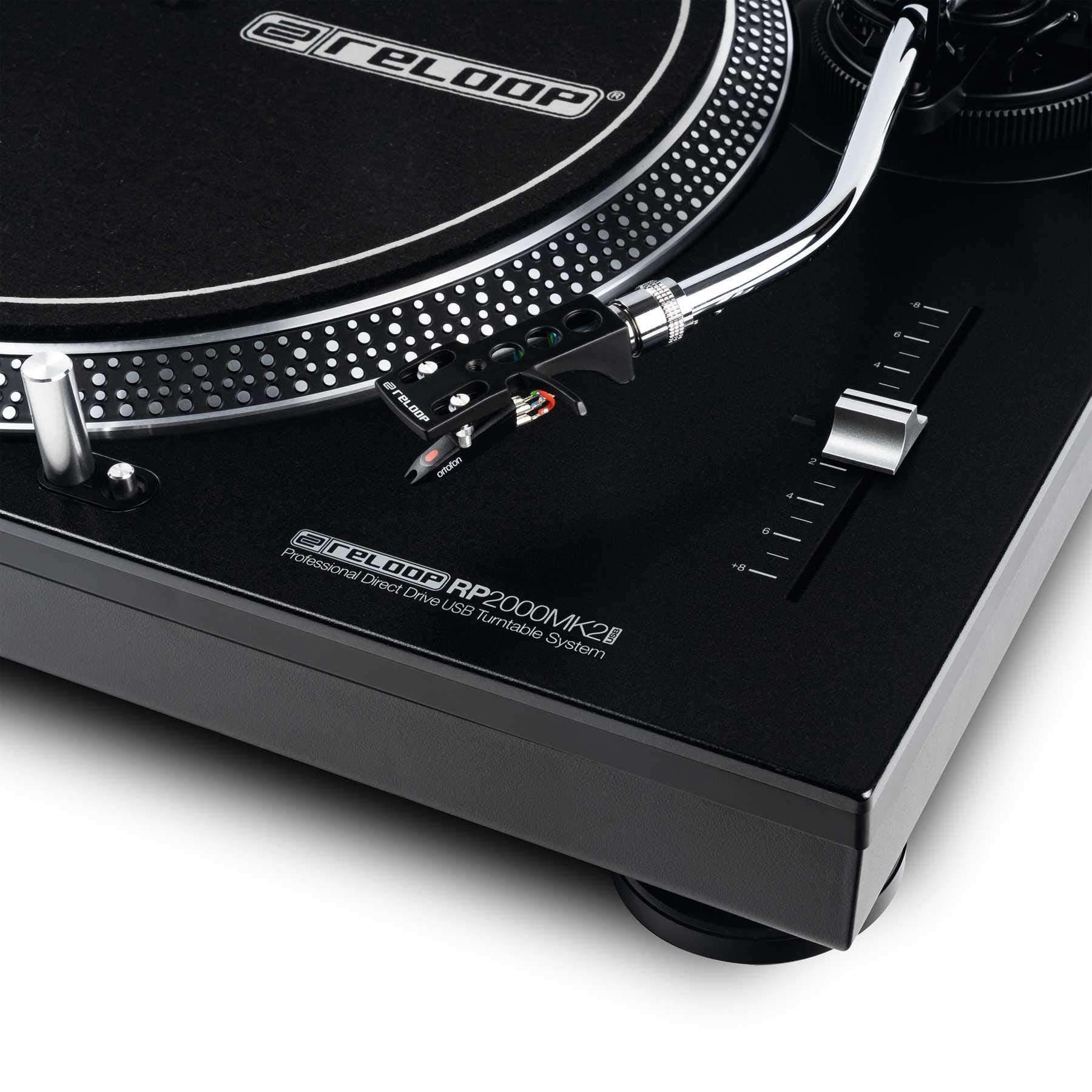 Reloop RP-2000 MK2 Professional Direct Drive USB Turntable System
