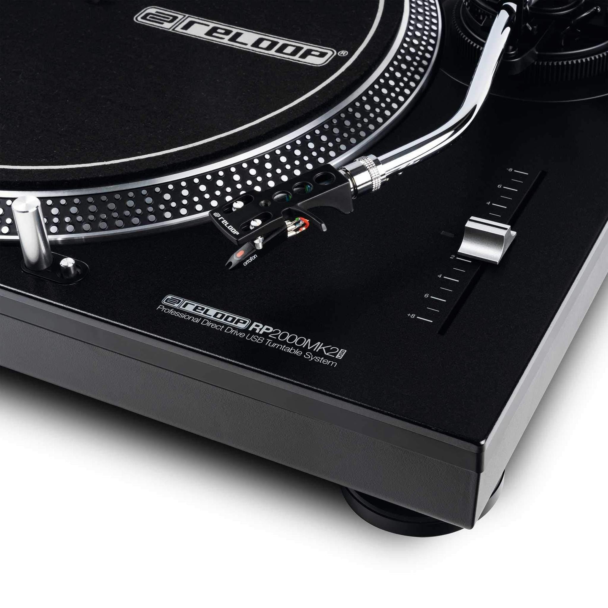 Reloop RP-2000 MK2 Professional Direct Drive USB Turntable System Reloop