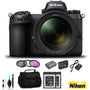 Nikon Z 6 Mirrorless FX-Format Digital Camera with 24-70mm Lens - Bundle 2X 64GB Memory Card + EN-EL15 Li-on Battery + E
