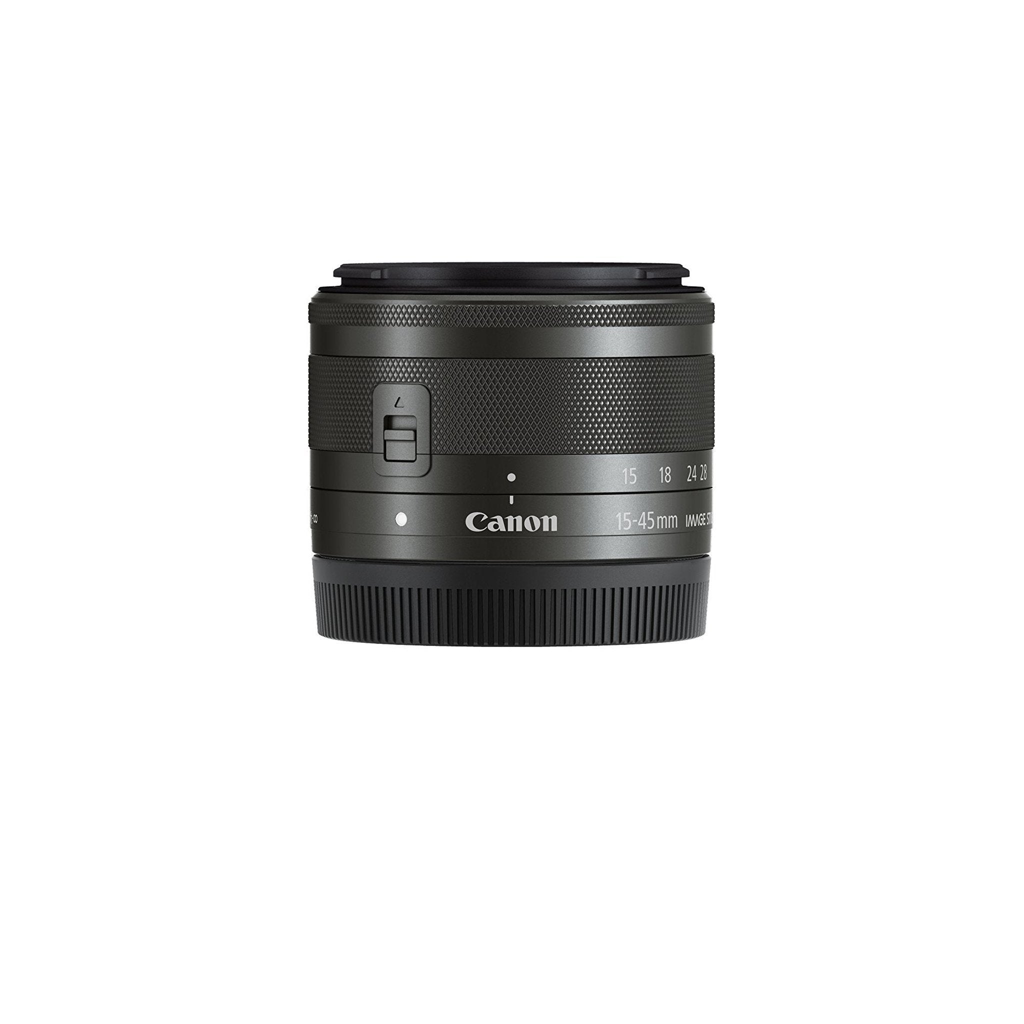 Canon EF-M 15-45mm f/3.5-6.3 Image Stabilization STM Zoom Lens Black Renewed - Reconditioned Canon
