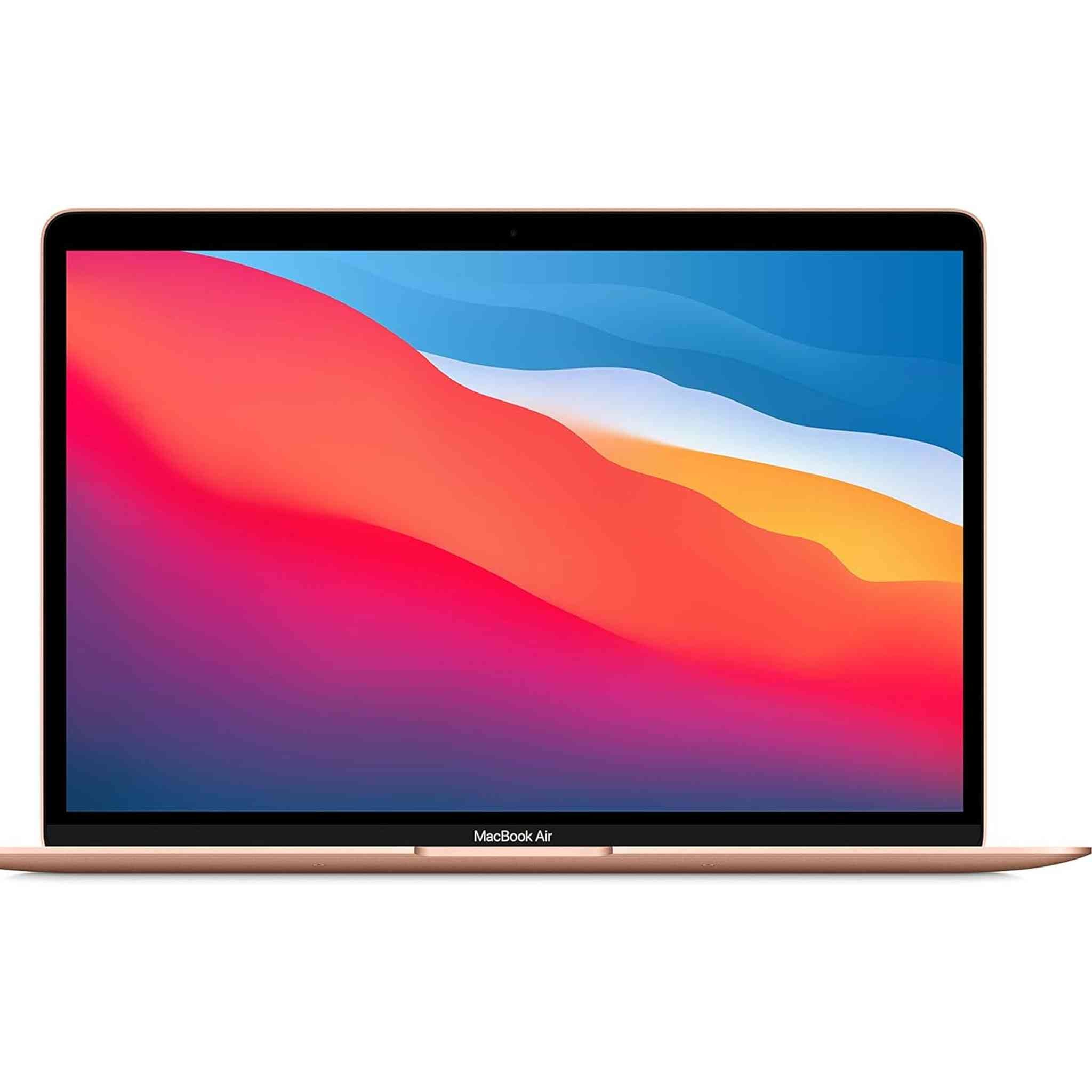 Apple MacBook Air with Apple M1 Chip (13-inch, 8GB RAM, 256GB SSD Storage) - Gold (Latest Model)