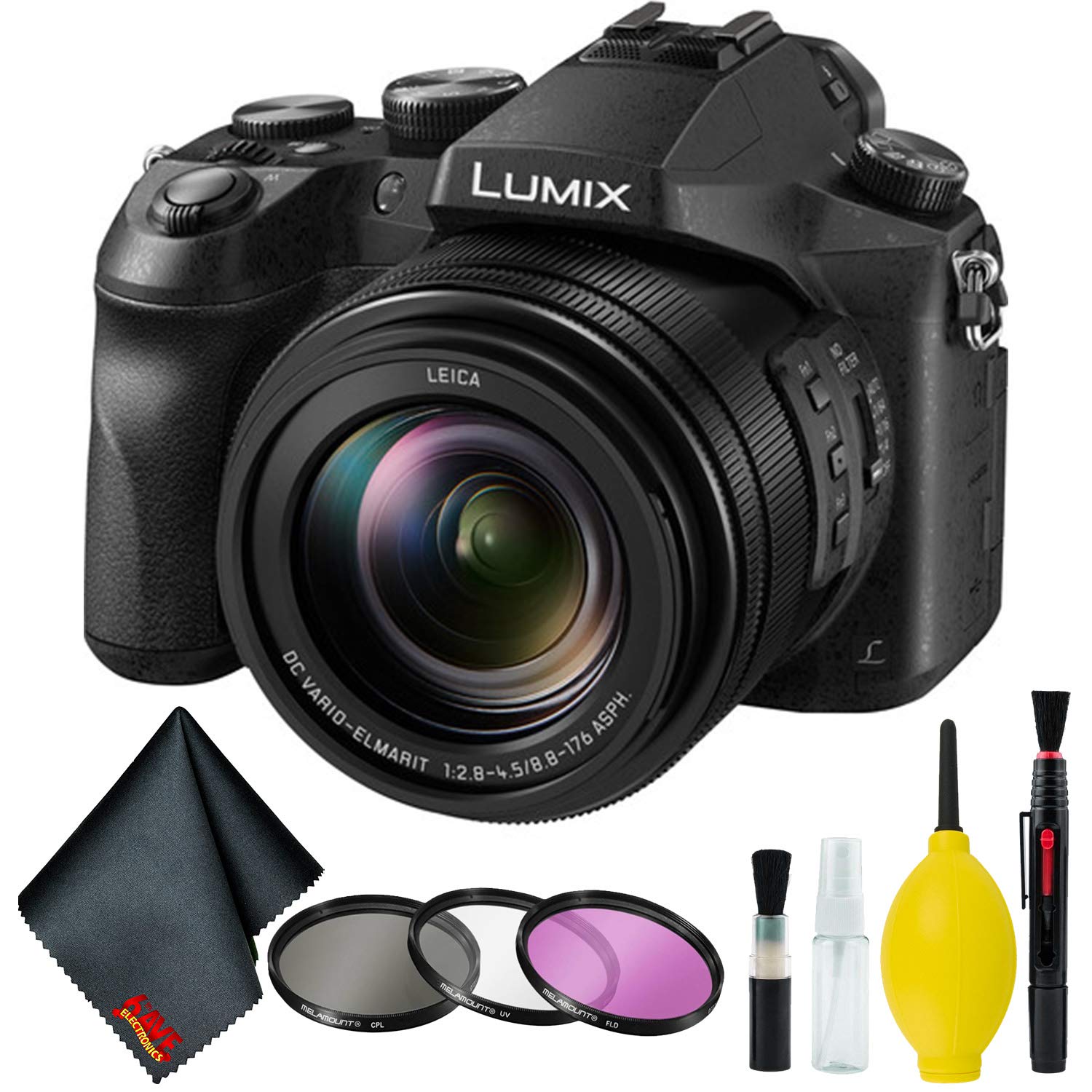 Panasonic Lumix DMC-FZ2500 Digital Camera w/Filter Kit