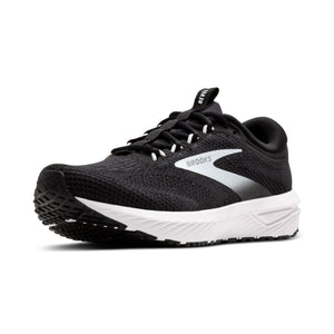 Brooks Women’s Revel 7 Neutral Running Shoe - Black/White - 5 Medium