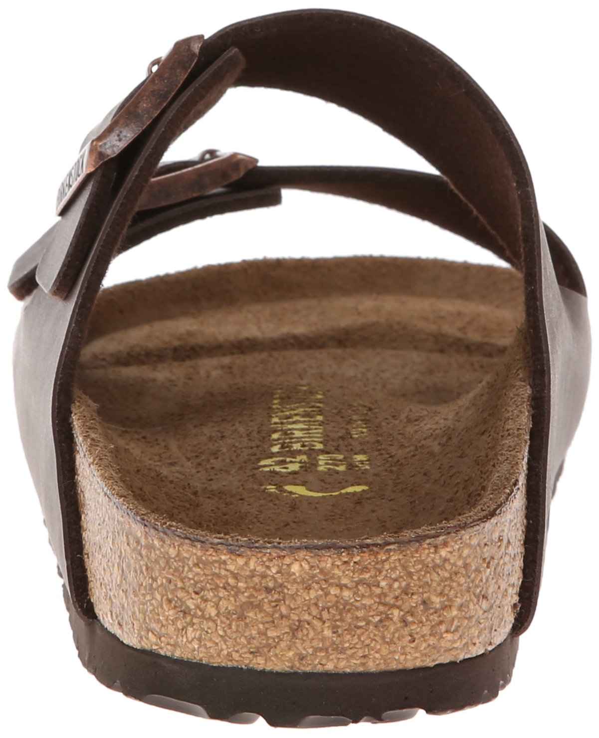 Birkenstock Arizona, Dark Brown Birko-Flor, Women's 6-6.5 Regular