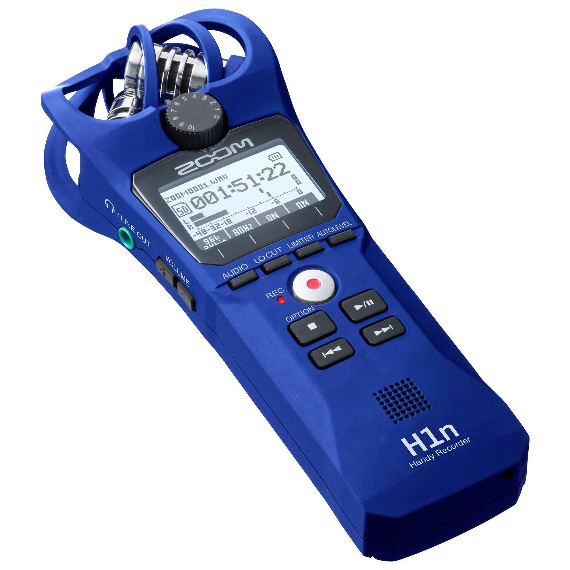 Zoom H1n Handy Recorder Blue Edition