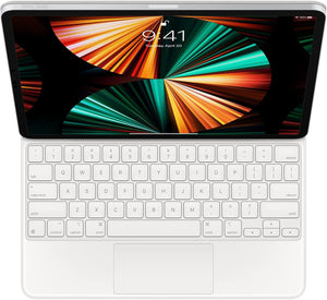 Apple Magic Keyboard: iPad Keyboard and case for iPad Pro 12.9‑inch 3rd, 4th, 5th and 6th Generation , Great Typing Experience, Built-in trackpad, US English - White